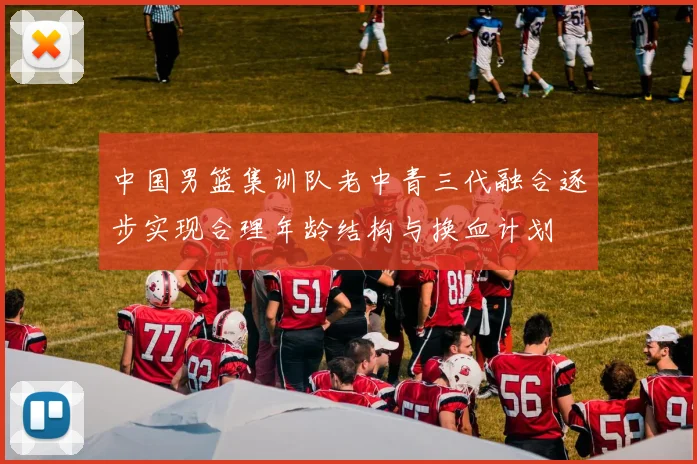 中国男篮集训队老中青三代融合逐步实现合理年龄结构与换血计划