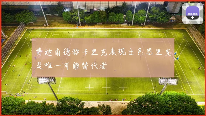 费迪南德称卡里克表现出色恩里克是唯一可能替代者